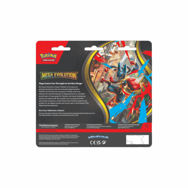 PKM0058 (3) Mega Evolution - 3-Pack Blister